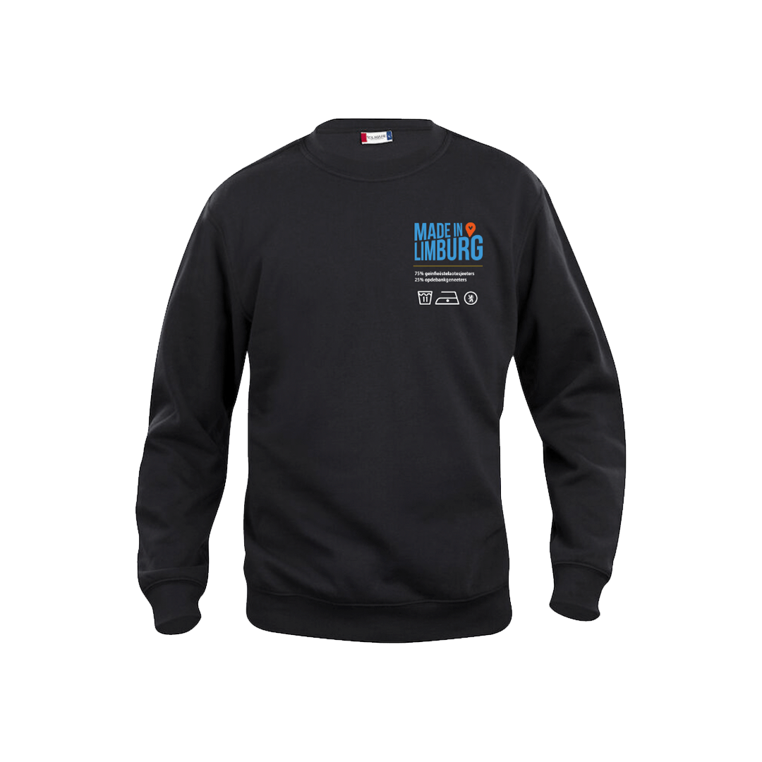 Sweater met borstlogo