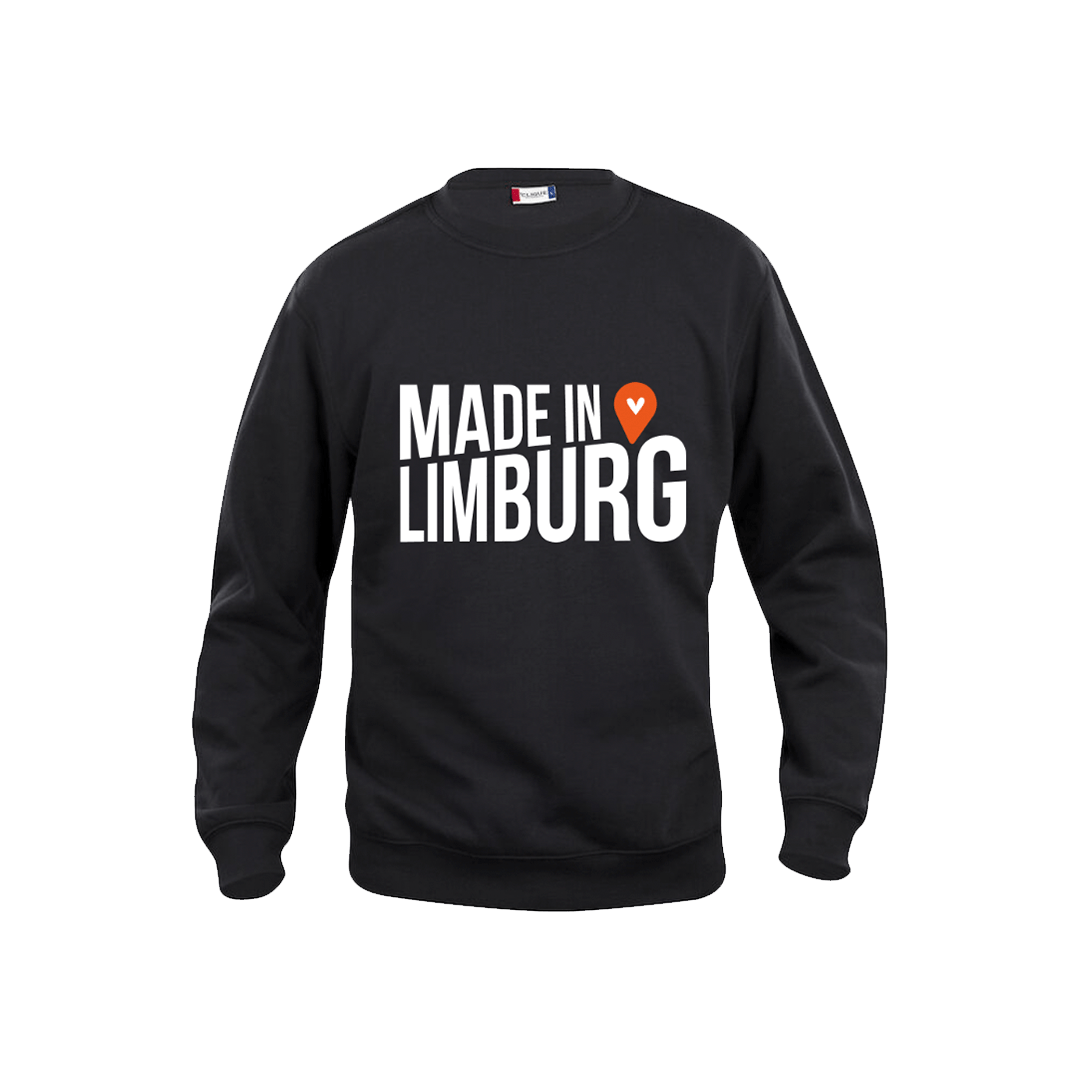 Sweater met buiklogo